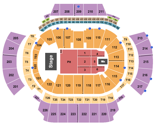 State Farm Arena Niall Horan Seating Chart